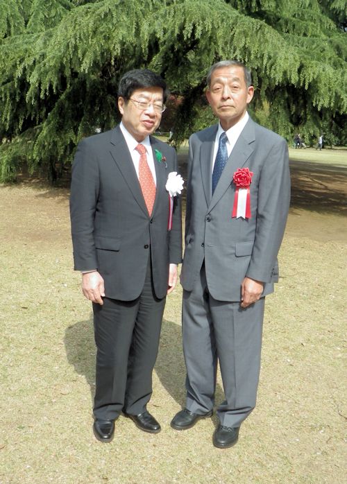 岡本会長平口副大臣と